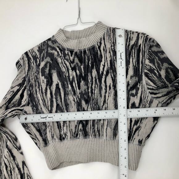 TWENTY Montreal Pollock Hyper Reality Cropped Crewneck Sweatshirt - Picture 7 of 8